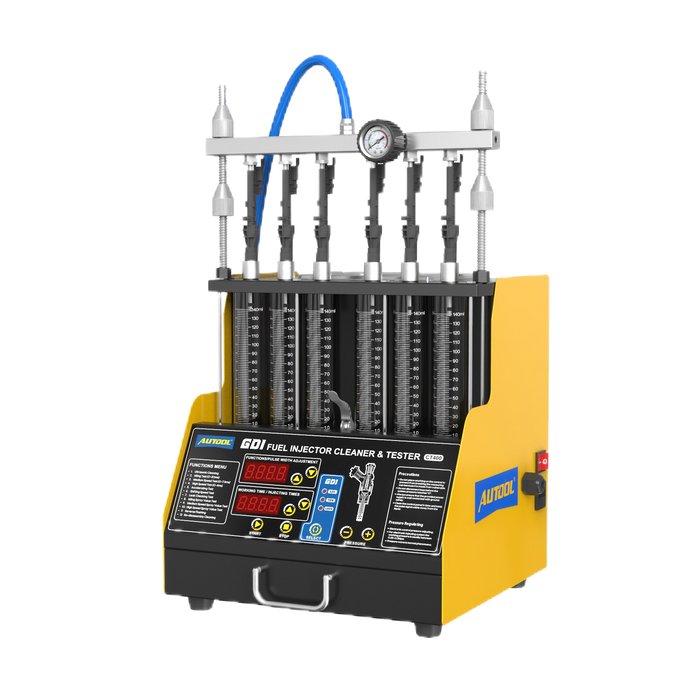 AUTOOL CT400 Fuel Injector Cleaning Tester with GDI Injector Test and Ultrasonic Cleaning & 6 Cylinders