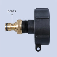 3/4 inch Thread Connector Valve Fitting For IBC Water Tank Garden Brass Adapter - FairTools 3/4 inch Thread Connector Valve Fitting For IBC Water Tank Garden Brass Adapter