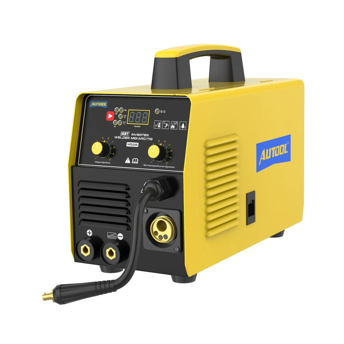 AUTOOL M528 MIG Welder Digital Inverter Welders Portable Inverter Welding Machine Car Repair Metal Welding US EU Plug 220V Autool