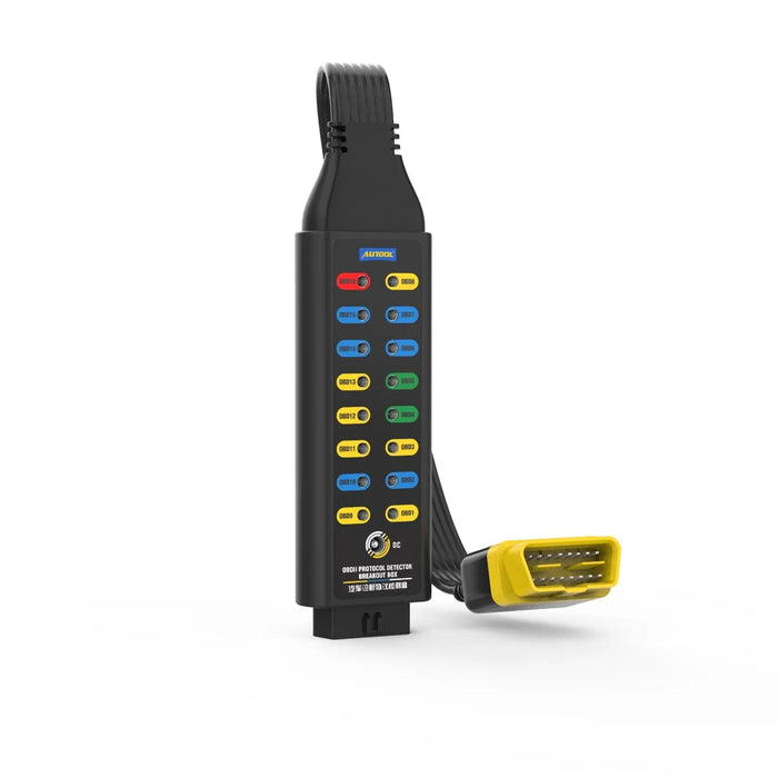 AUTOOL MMT580 OBD II Protocol Detector Breakout Box Diagnostic Tools ECU Power Supply Autool