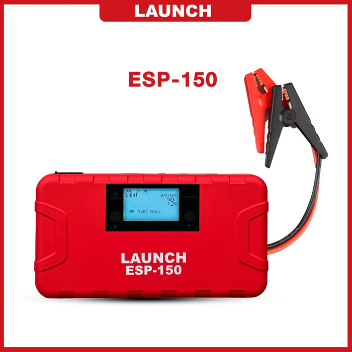 Launch ESP-150 Car Jump Starter Portable Car Battery Booster with LED Light Bulb and Jumper Cable 500A 15,000mAh - FairTools