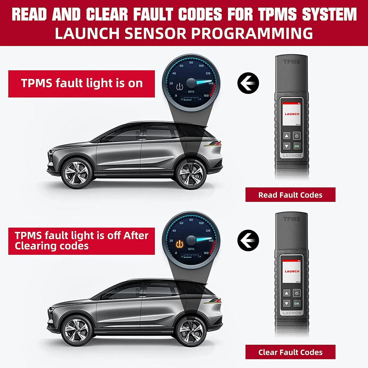 LAUNCH X431 TSGUN TPMS Tire Pressure Sensors Tools