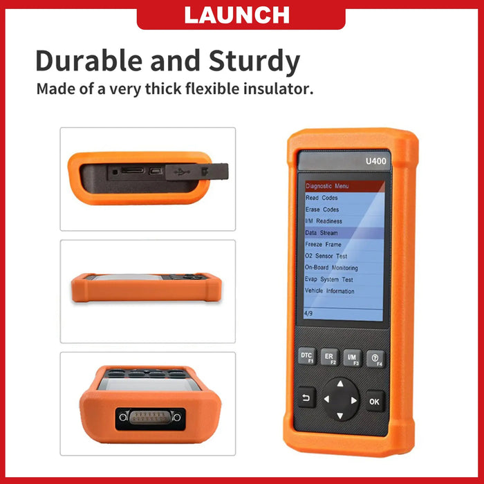 Launch U400 OBD2 Automotive Scanner Code Reader Diagnostic Car Scan Tool