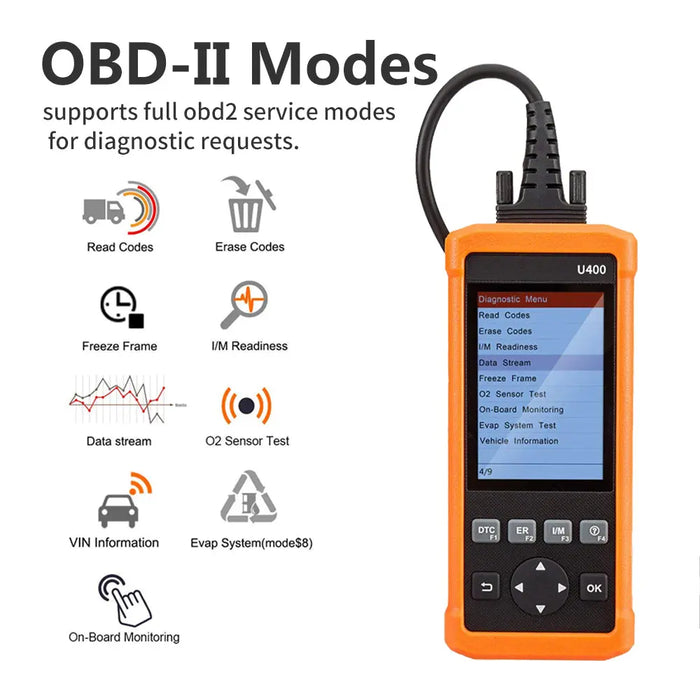 OBD2-II Automotive Scanner Code Reader Diagnostic  Tools