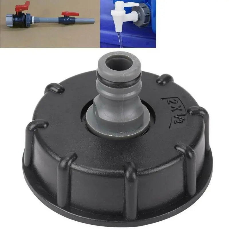 New IBC 1000l 1/2'' water tank to garden hose adapter coarse thread FairTools