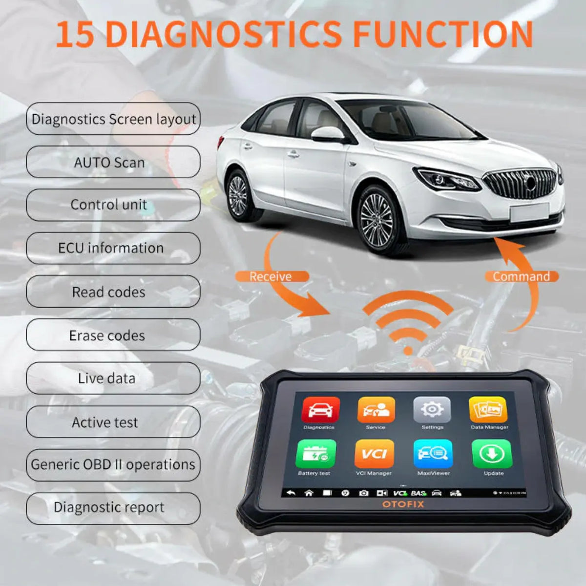 OTOFIX D1 Autel Professional Diagnostic Scan Tool