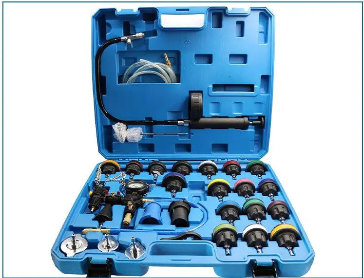 Radiator Pressure Tester & Vacuum Refill Kit 28 Piece FairTools