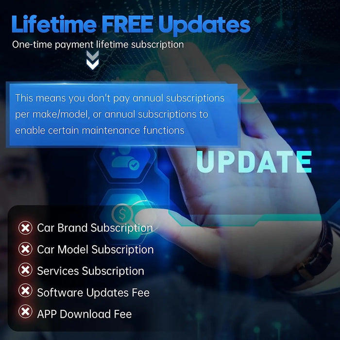 XTOOL Anyscan A30M Wireless BT OBD2 Scanner for Android & iPhone - FairTools