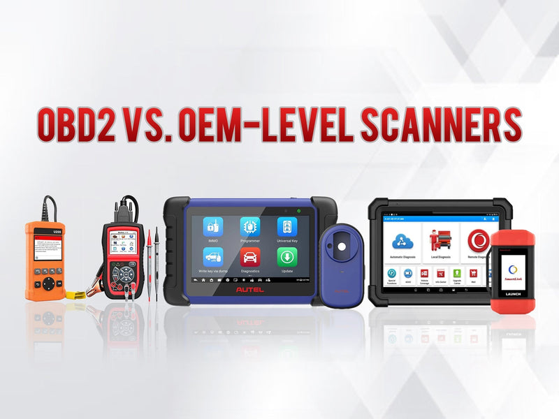 OBD2 VS. OEM-Level Scanner DIY Professional Tool