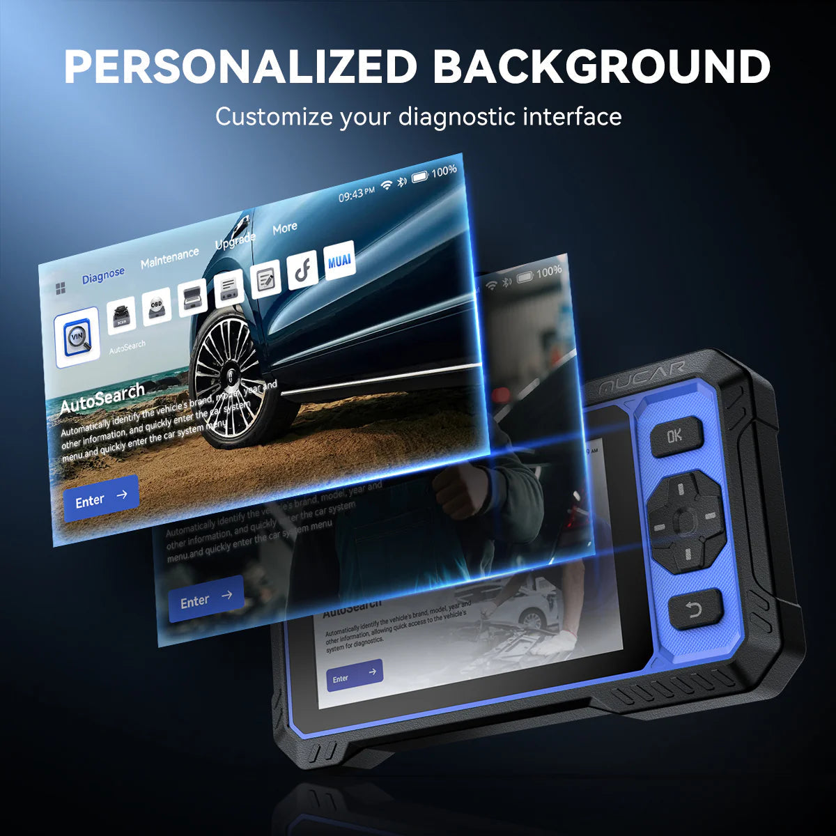 MUCAR 682 AI-Powered OBD2 Bi-Directional  Diagnostic Scanner FairTools