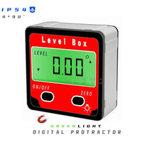 2-Key Digital Angle Finder, Horizontal Inclinometer Level Box Measuring device - FairTools