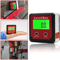 2-Key Digital Angle Finder, Horizontal Inclinometer Level Box Measuring device - FairTools