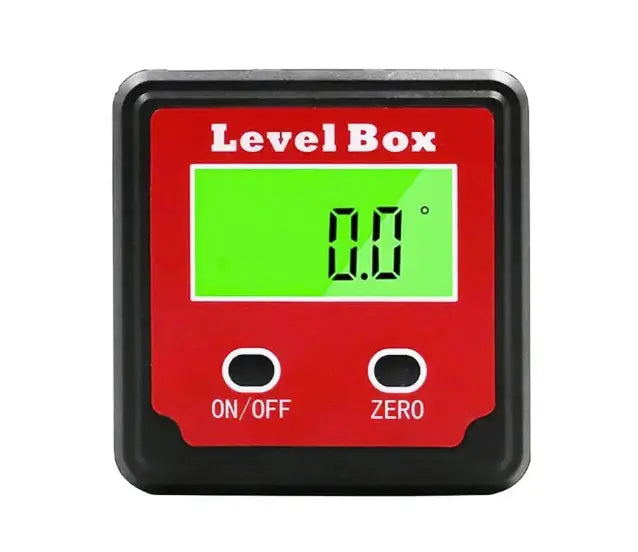 2-Key Digital Angle Finder, Horizontal Inclinometer Level Box Measuring device FairTools