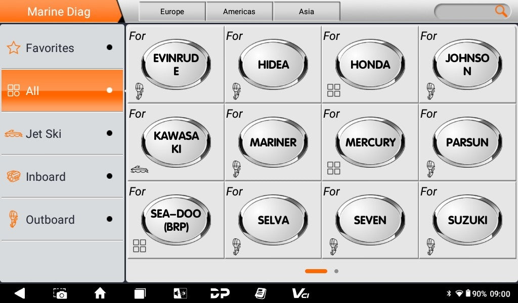 OBDSTAR MarineMaster A+B+C+D Full Version Marine Diagnostic Tool for Jet Ski/ Outboard/ Inboard/ Generator Obdstar