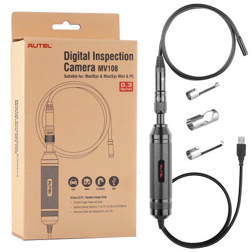 Autel MaxiVideo MV108 8.5mm Endoscope Digital Inspection Camera for MaxiSys Tablet Kit Autel