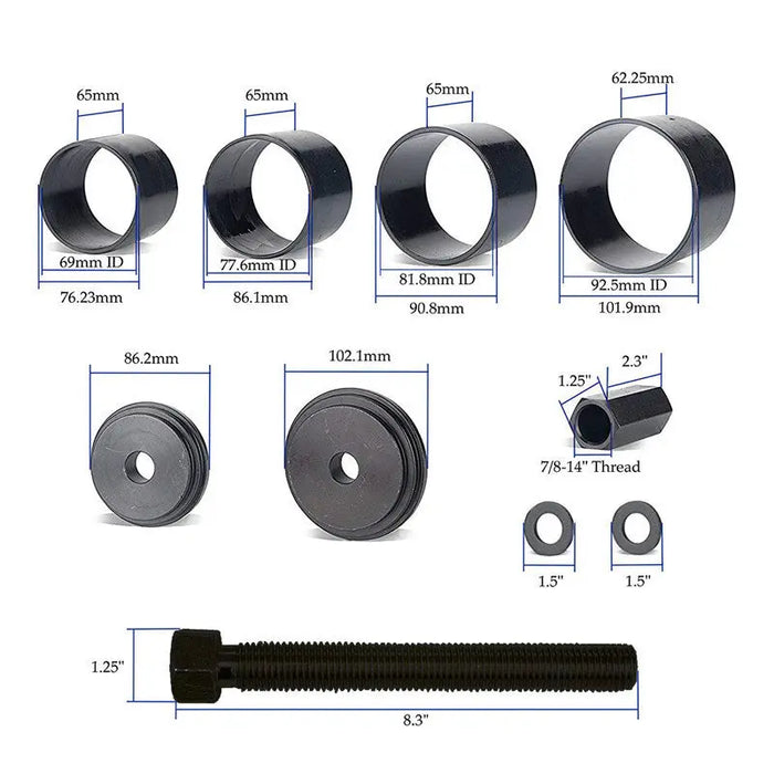 23pc Wheel Bearing Removal & Installation Universal Front Wheel Drive FairTools