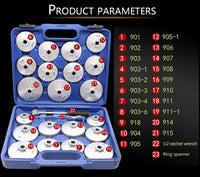 23pcs Cup Type Oil Filter Wrench Set Removal Tool FairTools