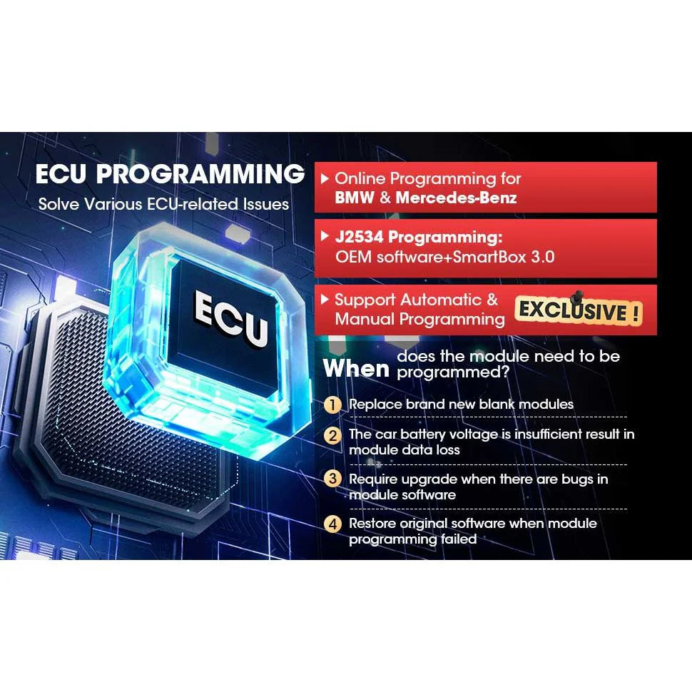 Launch X431 PRO3 PRO5 SmartLink Diagnostic Scan Tool J2534 Programming FairTools