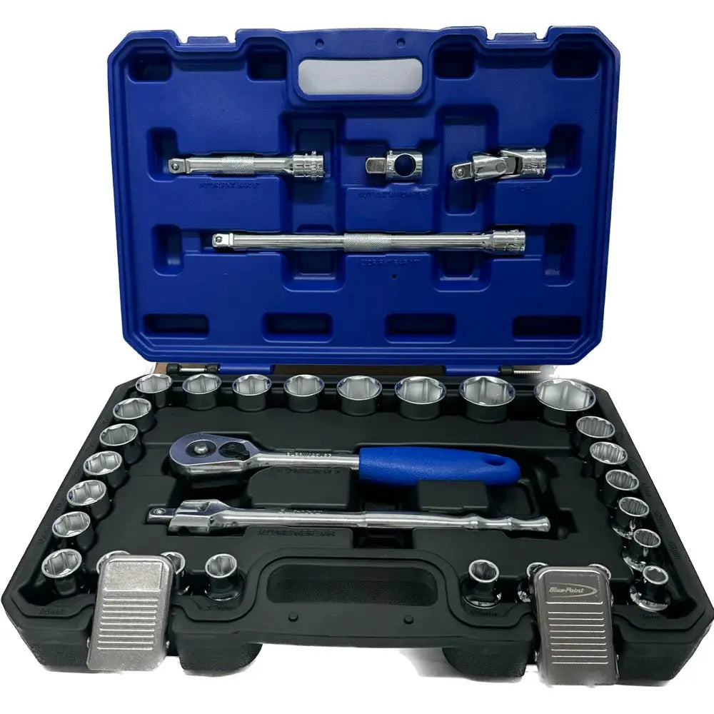 Blue Point Tools 32 Piece 1/2" Metric Socket Set BluePoint