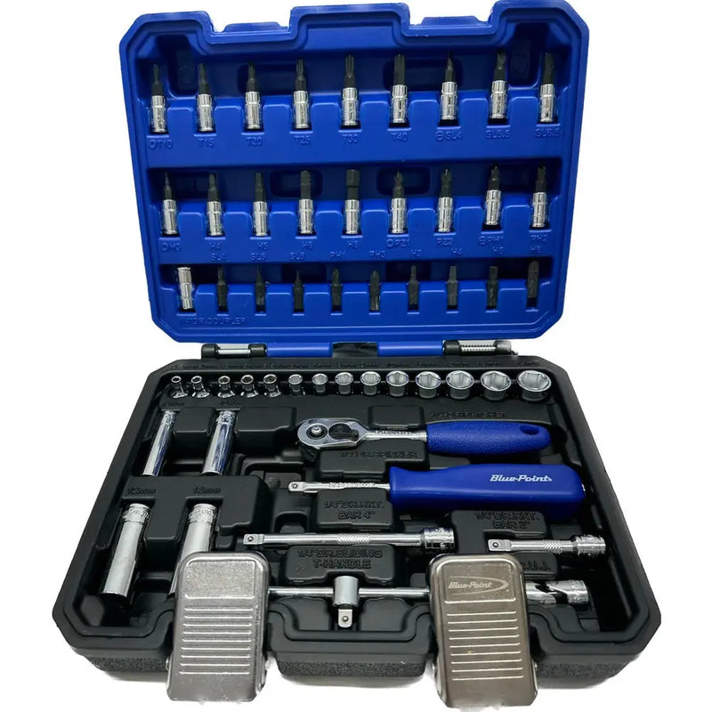 Blue Point Tools 52-Piece 1/4 Drive Socket Set BluePoint