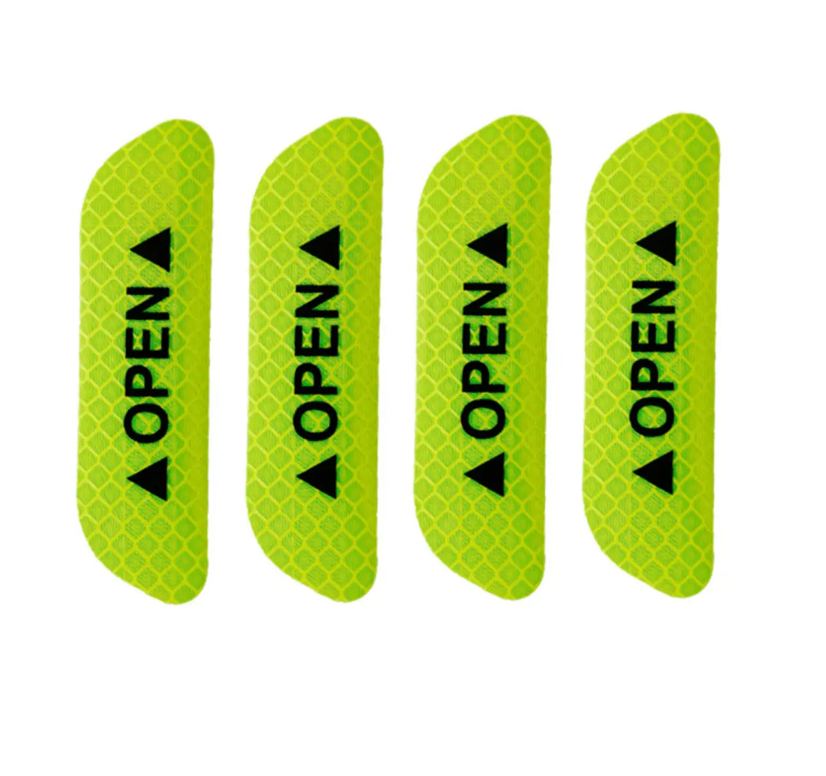 4pcs Decal Warning Tape Car Door Reflective Stickers FairTools