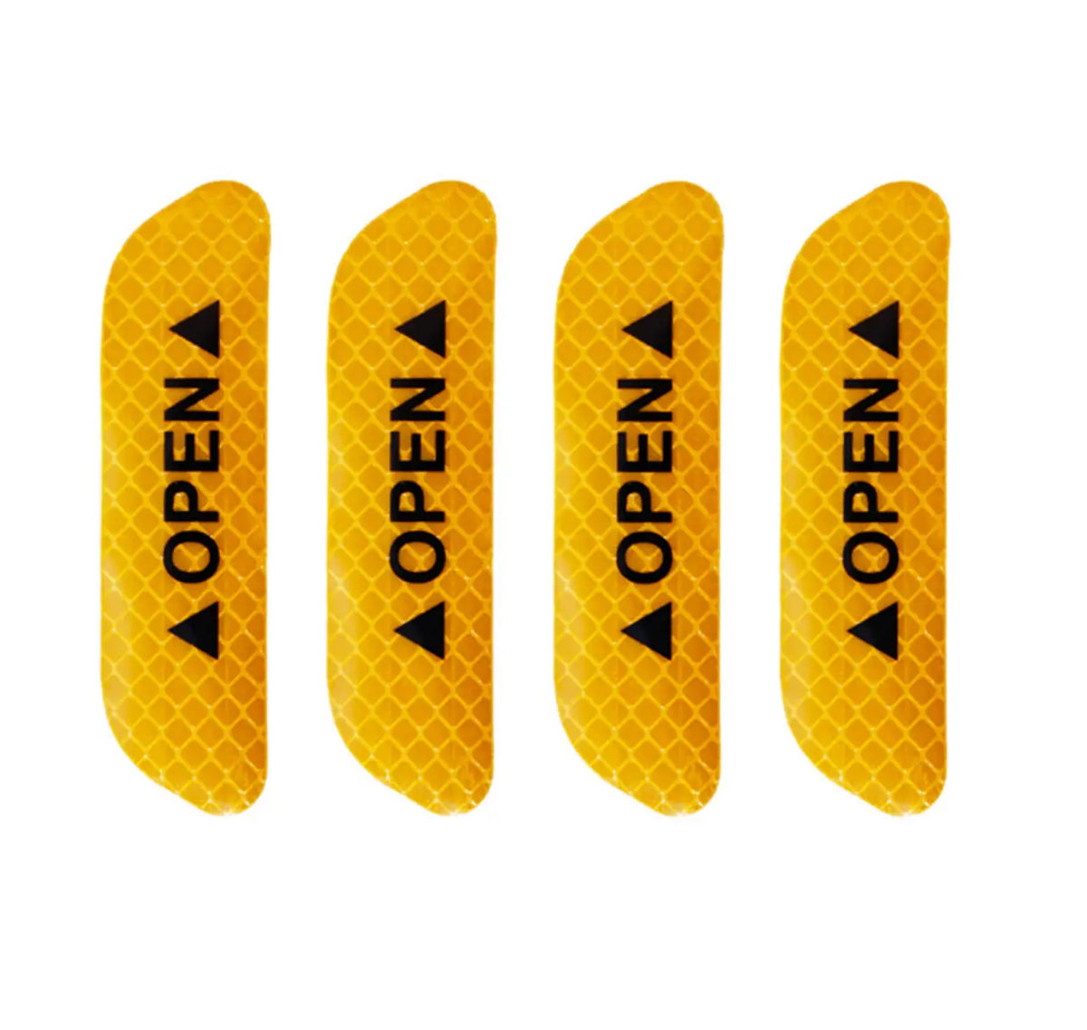 4pcs Decal Warning Tape Car Door Reflective Stickers FairTools