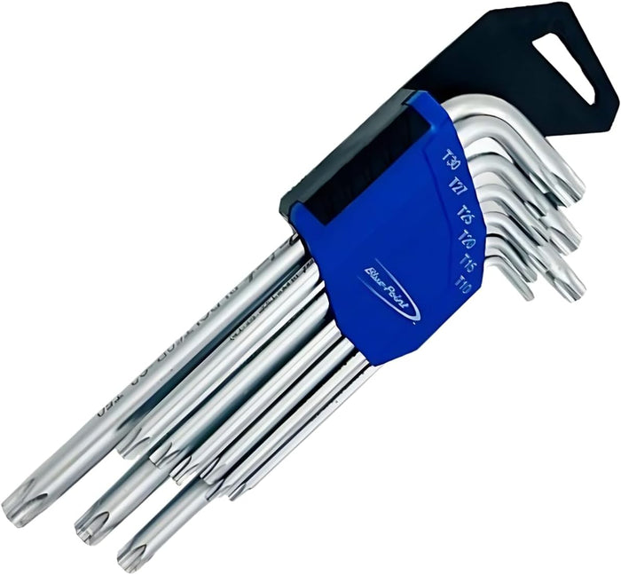 Blue Point 9 Piece Anti Tamper Torx Key Set BluePoint