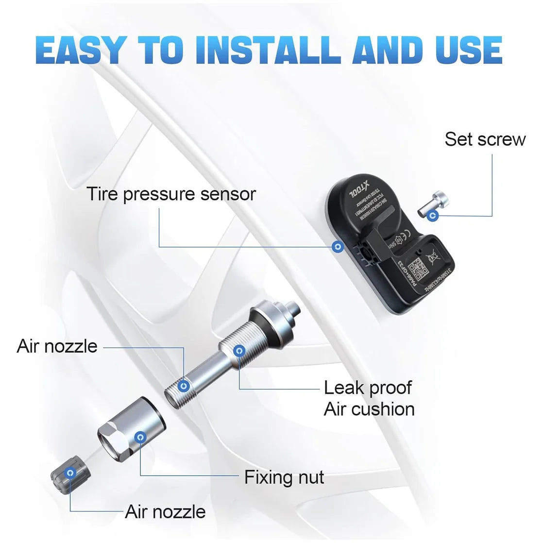 XTOOL TS100 Pro Programmable Universal Tire Pressure Sensor Xtool