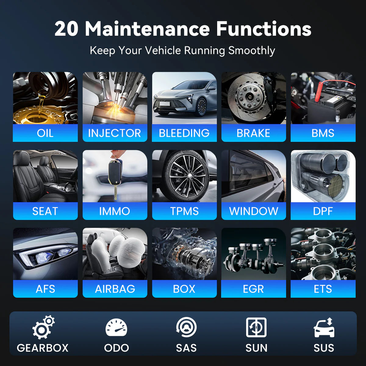 MUCAR 682 AI-Powered OBD2 Bi-Directional  Diagnostic Scanner FairTools