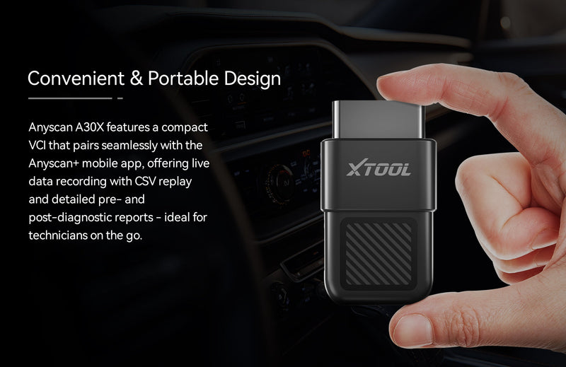 XTOOL Anyscan A30X Portable Wireless Scan Tool With Odometer Correction Xtool