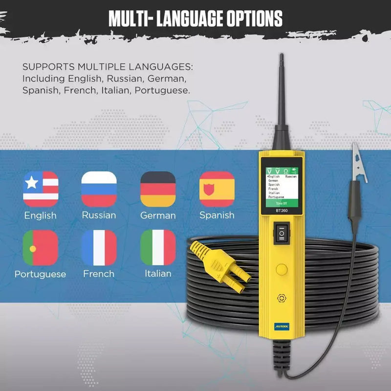 AUTOOL BT260 automotive circuit tester Autool