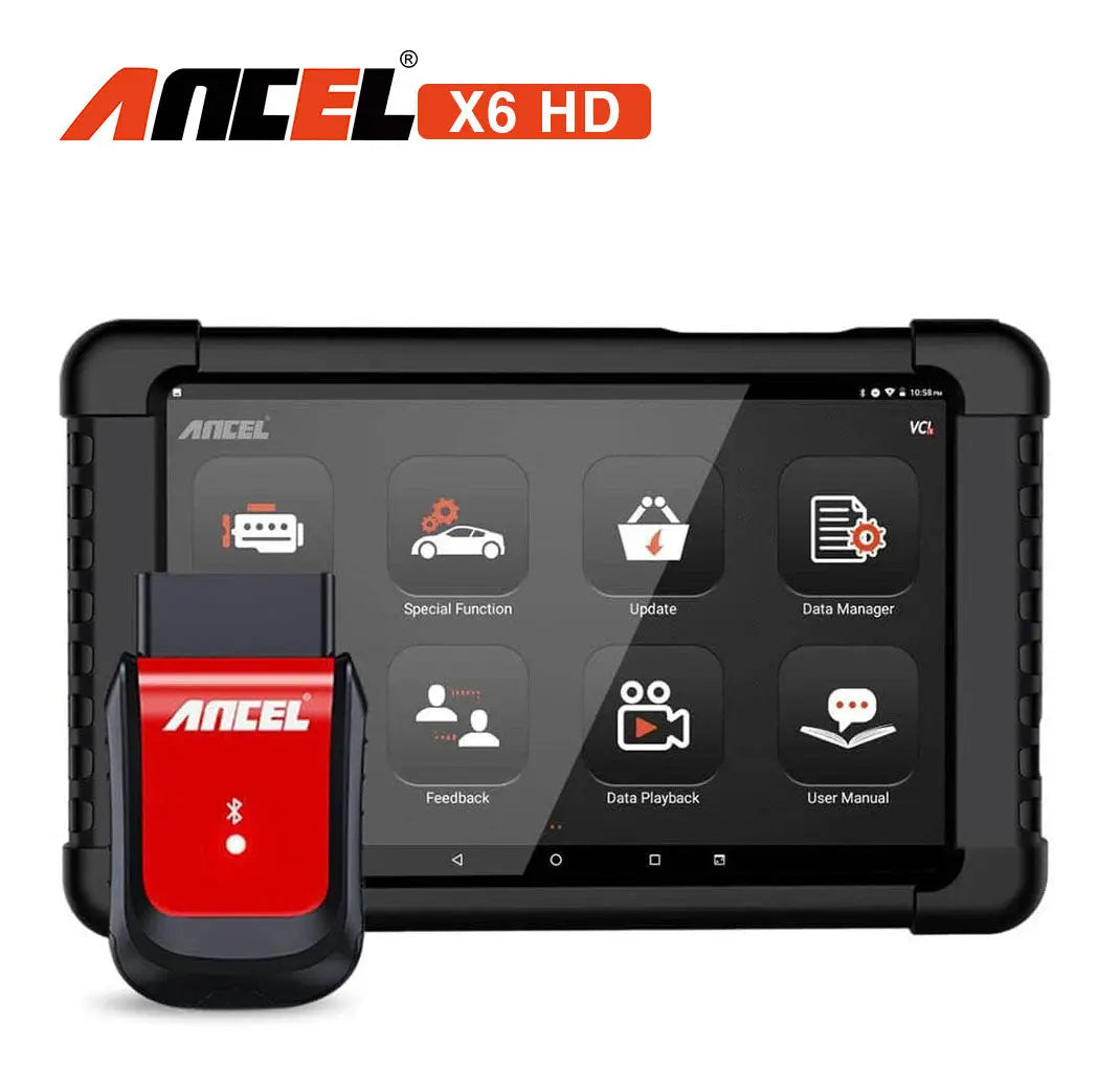 Ancel X6 HD Heavy-Duty Truck Diagnostic Car Scanner 24V 12V Ancel