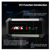 Ancel X7 HD Heavy Duty Truck Diagnostic Scanner Full System 12V 24V - FairTools