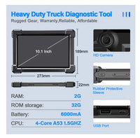 Ancel X7 HD Heavy Duty Truck Diagnostic Scanner Full System 12V 24V - FairTools