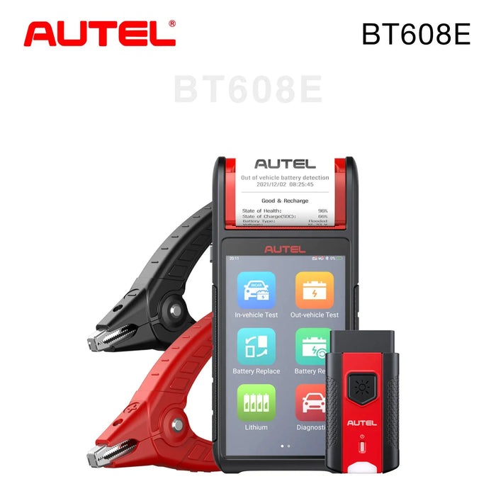 Autel Battery Tester MaxiBAS BT608 (E), 2022 Upgraded of BT508/ BT506, Car Battery Load Test Tool Autel