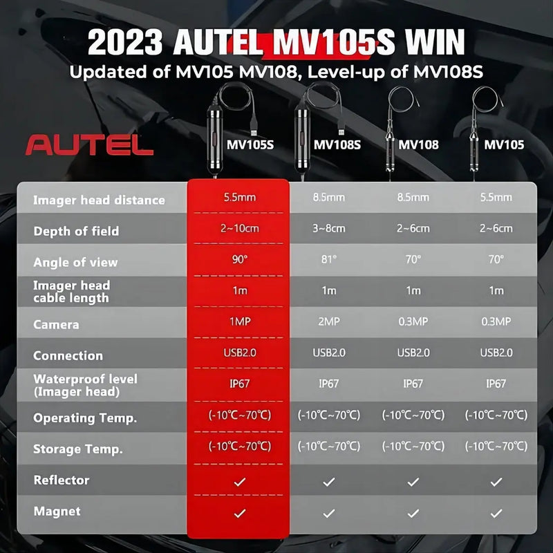 Autel MaxiVideo MV105S Digital Inspection Camera Autel