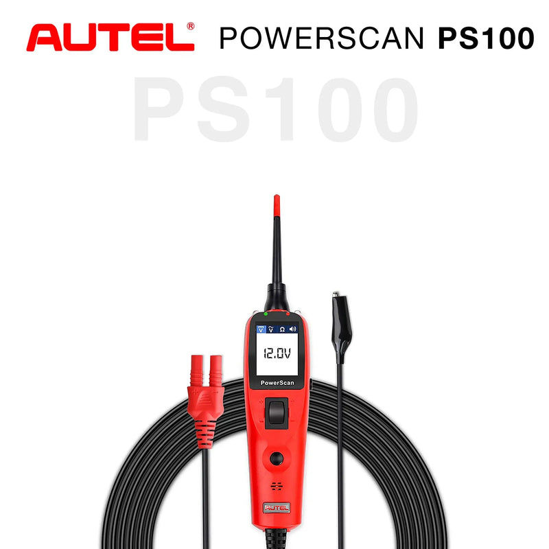 Autel PowerScan PS100 Power Circuit Probe Kit, Automotive Circuit Tester, 12V 24V Electrical System Diagnostic Tool Autel