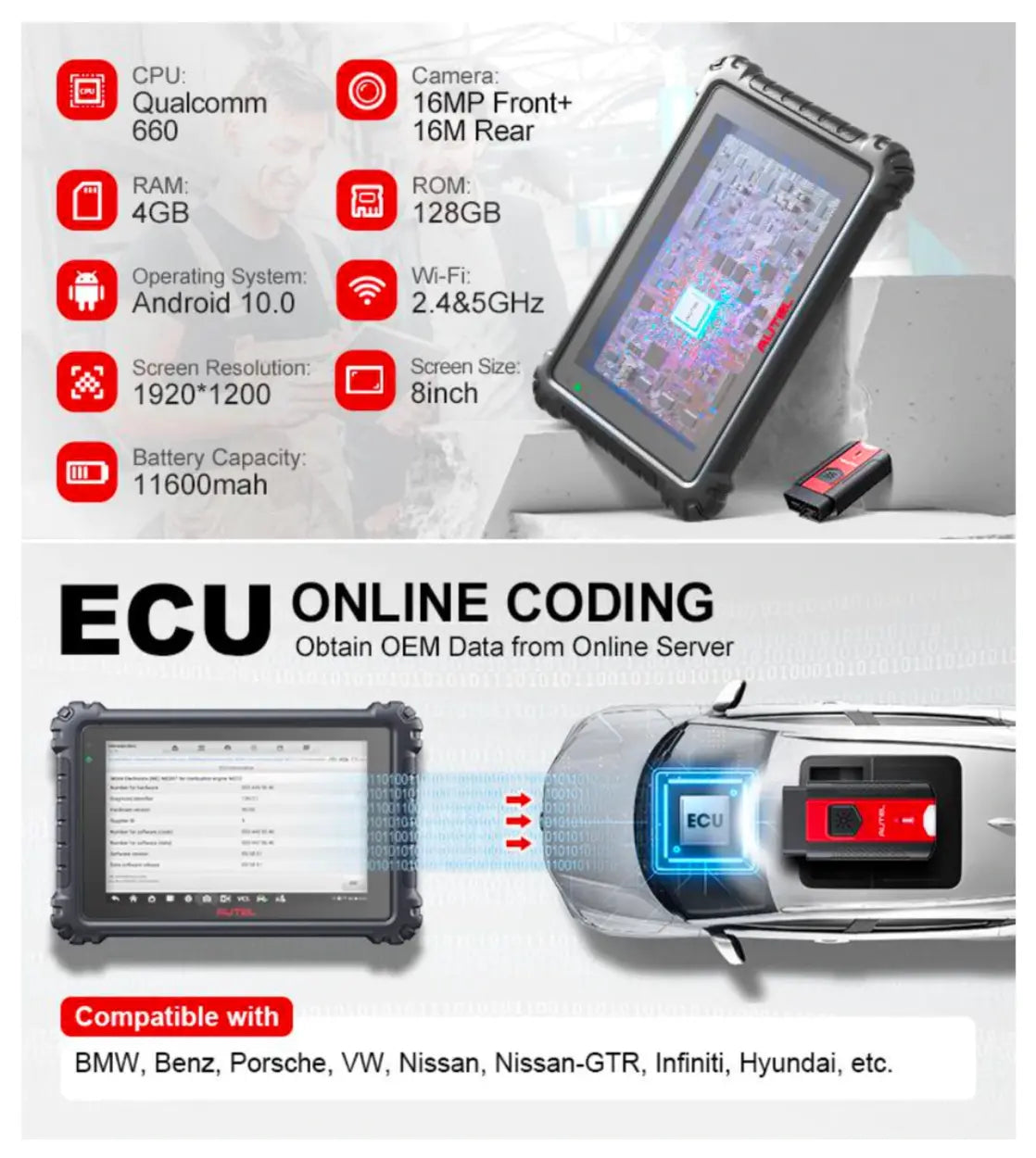 key programming autel obd2 scanner