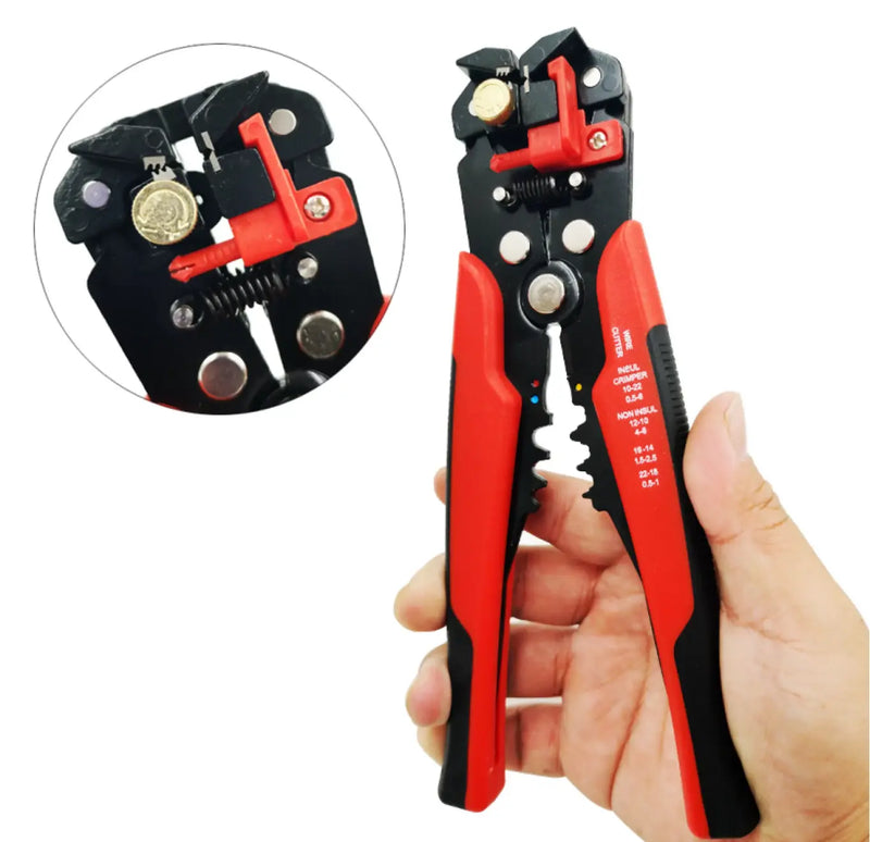 Automatic Heavy Duty Wire Stripper, Cutter & Crimper FairTools