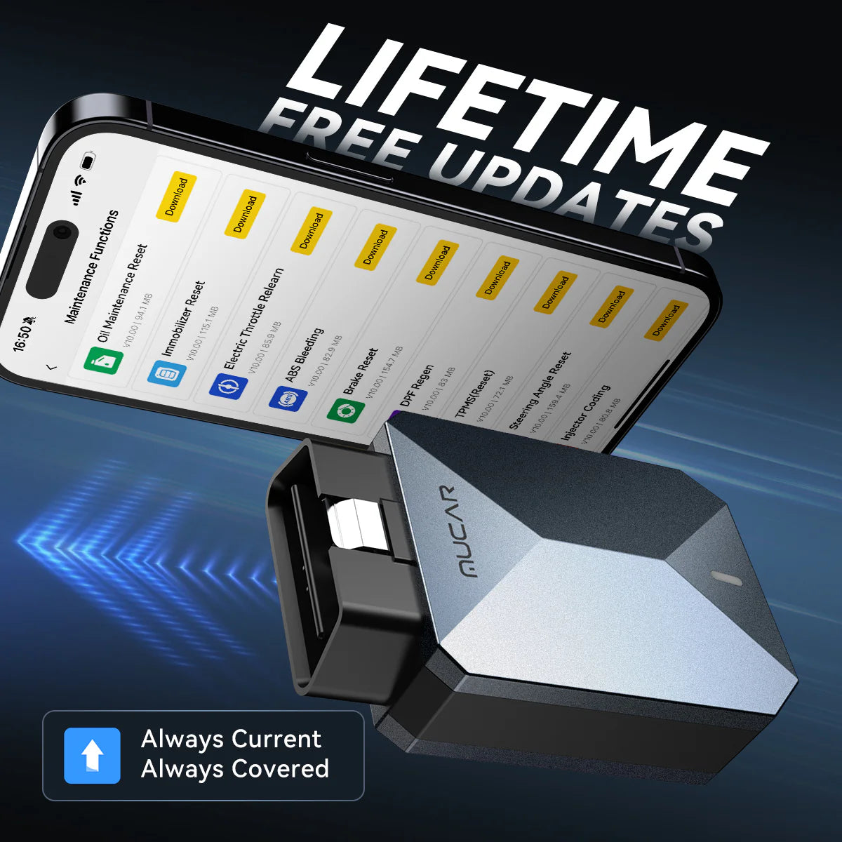 Thinkcar Mucar BT200 MAX AI-Powered OBD2 Bluetooth Scanner Bi-Directional Free Lifetime Update FairTools