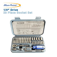 Blue Point 29 Piece 1/4 Drive Socket Set BLPATSM1429 BluePoint