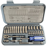 Blue Point 29 Piece 1/4 Drive Socket Set BLPATSM1429 - FairTools Blue Point 29 Piece 1/4 Drive Socket Set BLPATSM1429