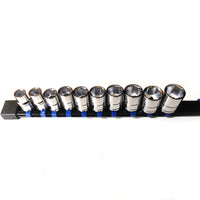 Blue Point 3/8 Short Sockets Metric 10mm -19mm - FairTools Blue Point 3/8 Short Sockets Metric 10mm -19mm