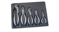 Blue-Point 5 Pieces Standard Pliers Set - Blue/Grey (BPL501) BluePoint