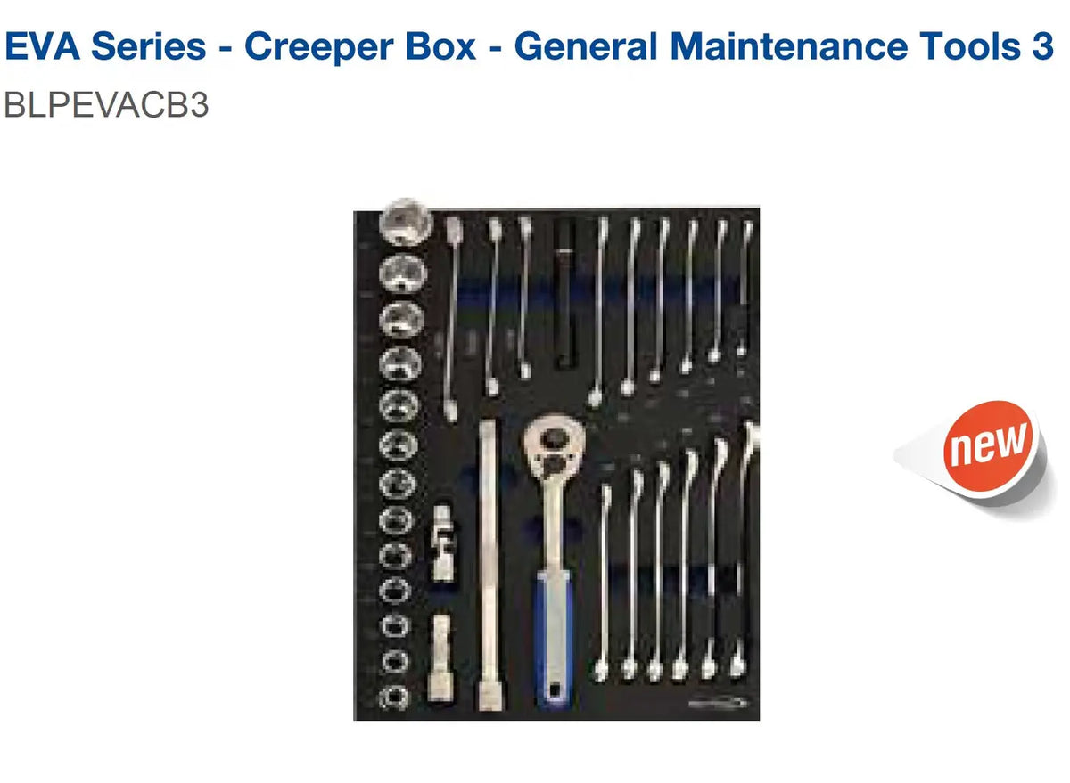 Blue point EVA series—Creeper Box general maintenance tools BLPEVACB3 - FairTools