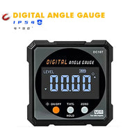 Digital Angle Finder with Electronic Laser, Protractor Inclinometer Level Ruler USB Rechargeable - FairTools