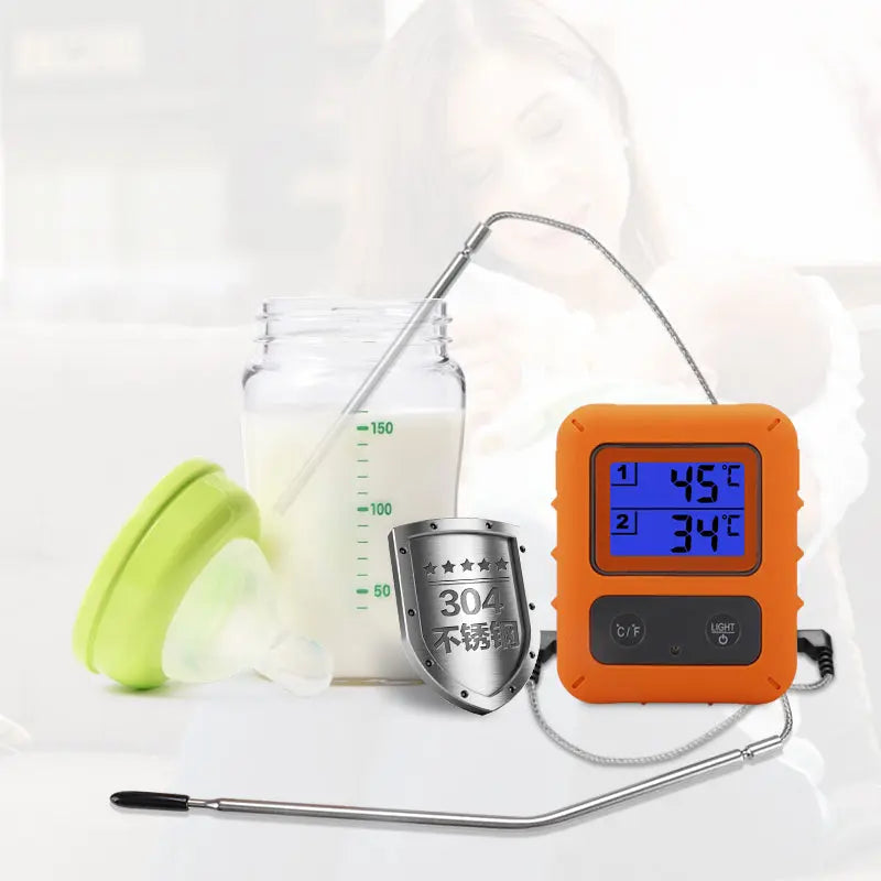 Double Needle Probe Display Digital Cooking Food Meat Thermometer ThermoPro