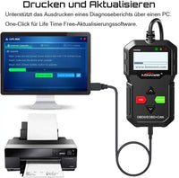 KONNWEI OBD II Code Reader KW590 OBD2 Diagnostic Scanner KONNWEI