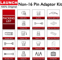 LAUNCH Non-16 Pin Adapter Kit Launch