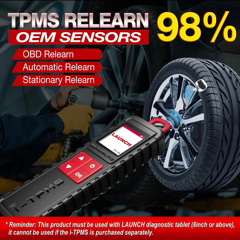 LAUNCH X431 TSGUN i-TPMS Handheld Car Tire Pressure Monitoring Tool Launch